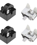 2X 15 Ohm Refrigerator Start Relay 2 Pin PTC For Mini Fridges And Compact Freezers With 1/2HP Overload Protectors