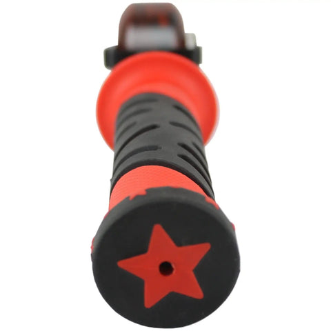 Close-up of ergonomic handle from Skateboard Griptape Roller Tool And File Kit Grip Tape Tools Set for smooth application, bubble-free adhesion.