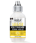 Bottle of Waterproof Lace Front Wig Glue For A Strong Clear Bond That Delivers Invisible Hold On Hair Replacement For A Natural Look Water Based Adhesive 1.28 Fl Oz with label details.