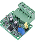 PWM To Voltage Converter Module For 0 To 10V Output Convert 5V Or 24V PWM Signals To Analog Control Frequency To Voltage Converter 1 To 3 KHz Range Digital To Analog Board For CNC Audio Hobby Projects with terminal connectors