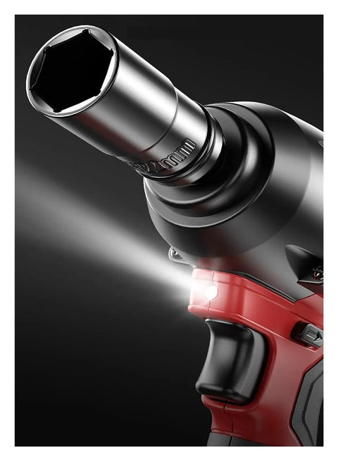 Heavy Duty Brushless Impact Wrench Delivers Serious Torque For Tough Auto Repairs And Scaffold Work. This Cordless Electric Tool Offers Long Lasting Performance In A Lightweight Design Perfect For Any Home Garage Or Job Site Project You Need To Tackle