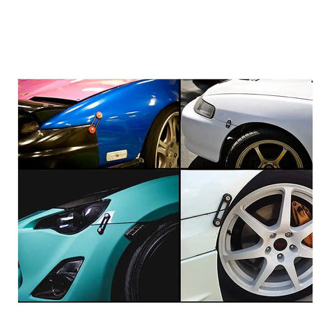 Aluminum Bumper Quick Release Fasteners Kit For Cars Front And Rear Bumpers With Washers Nuts Screws And O Ring Seals Easy To Install And Remove In Seconds Built For Your Ride Durable Corrosion Resistant Body Fastener Set installed on various car models.