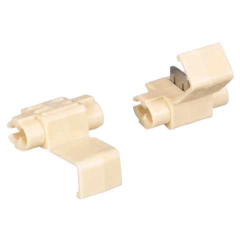 Moisture Resistant Self Stripping Electrical Tap IDC For Quick Plug And Splice In Auto Marine RV Wiring White Pack Of 500