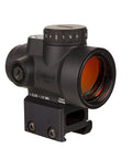 MRO HD Red Dot Sight Built For Speed Target Acquisition With Sealed Mini Reflex Optic, side view showing lens and adjustment dials.