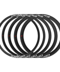 Carbon Rim 700C 30mm Depth Tubeless Ready Wheel Rim For CX Gravel Road Bikes, 30mm Wide, Available In 30/35/40/45/50mm Depth
