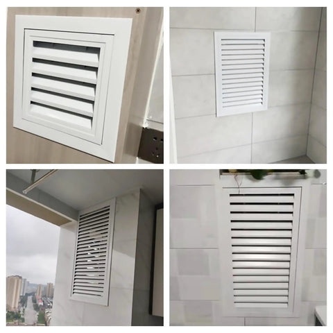 Aluminum Louvered Access Panel For Drywall Ceiling And Wall Vent Grille With No Sweat Quick Setup and sleek hidden design in various installations.