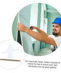 Heavy Duty Drywall Fixing Screws And Plastic Wall Anchors Expansion Plugs Bulk Pack 100 Pieces in use for drywall installation