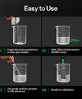 18 Pack pH Buffer Powders for Precise Calibration of Your pH Meter No-Fuss Buffers Include 6.86, 4.00, and 9.18 for Easy, Accurate Tester Readings and Reliable Results.