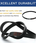 Built Bad Boy Washer Drive Belt For Top Load Washers Straight Up Rock Solid Swap Compatible With Whirlpool Maytag Amana 21 9 Inch heavy duty rubber belt, flexible design.