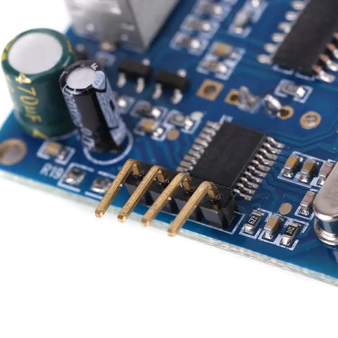 Close-up view of Waterproof Ultrasonic Sensor Module With 2.5M Cable For Arduino And DIY Projects showing electronic components.