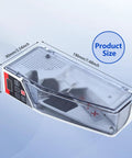 Ultra Portable Money Counter Mini Bill Cash Counting Machine Handy For On The Go Multi Currency With UV Verification And 600 Bills Per Minute Fast Count dimensions