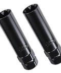 Hella Tough 7 Spline Lug Nut Key And Socket Wrench For Fuel Wheels And Rims M14 Thread Heavy Duty hardened steel socket set.