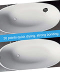 Image showing ceramic surface repaired with Tile Repair Kit For Ceramic Surfaces DIY Ready 100g With A And B Activators.