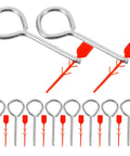 Fire Extinguisher Pull Pins Replacement Lock Pins Safety Seal Set For Office And Public Use 10 Pack Durable Metal Latch Security Accessories
