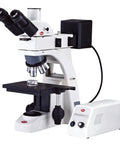 BA310 Trinocular Metallurgical Microscope for Industrial Quality Control and Metallography with High Contrast Optics for Minerals and Metal Samples Heavy Duty Build Education Ready Pro Grade Performance Tools trinocular microscope with camera and control box