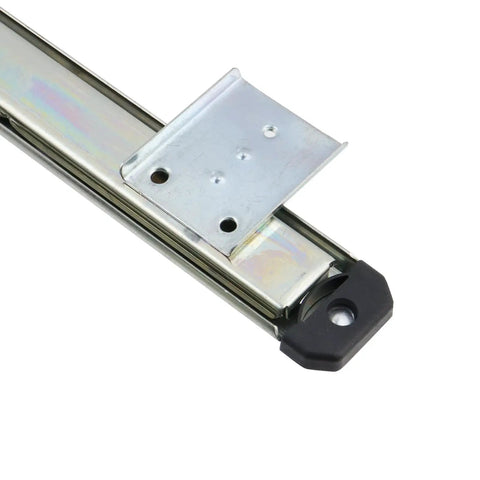 Close-up of Two Pack Heavy Duty Drawer Slides For Under Desk Keyboard Tray 13.8 Inch Minimum Length 20 Inch Full Extension Ball Bearing