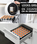 K Cup Drawer Organizer For Keurig Pods 25 Slot Holder That Keeps Your Countertop Clean And Your Pods Right There Within Easy Reach, Acrylic Clear Keurig Drawer For Easy K Cup Storage And Quick Pod Organization