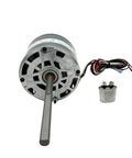 RV Air Conditioner Fan Motor 1/3HP 115V Dual Speed With Capacitor Included Fits Fasco D1092 Broad Ocean front view with wires