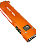 Ultra Slim Flat EDC Flashlight Rechargeable 1800 Lumen Pocket Light With 365nm UV And RGB Modes Magnetic Base Bright Orange