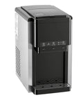 Effortless Countertop Water Dispenser And Rapid Ice Maker Cranking Out 35 Pounds Daily With Fresh Ice Cubes and Crushed Cut for Cold Water On Tap.