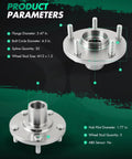 Front Wheel Hub Bearing Kit 2 Piece Ride Ready Fits 2001 To 2018 Toyota Camry Avalon Highlander Sienna Solara Venza Lexus RX350 RX400h ES330 ES350 2.5L 3.0L 3.3L 3.5L product details with hub, wheel stud