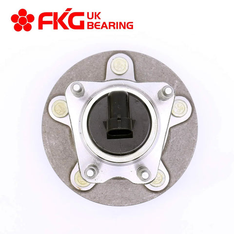 Top view of Beefed Up Rear Wheel Bearing Hub Assembly Fits 04-12 Chevy Malibu ABS Models 04-05 Chevy Classic 09-10 Chevy Cobalt