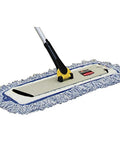 Straight Up Heavy Duty 17 Inch Silver Microfiber Mop Frame With Quick Connect Design for industrial janitorial work and hardwood floor care.