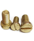 Slick Top Shelf Heavy Duty Brass Slotted Cheese Head Machine Screws Din 84 Gb 65 Hardware Bolts For Diy Metalworking M2 M3 M4 M5 M6 M6x30 Five Piece Fastener Kit in various sizes