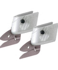 Badass PPD Replacement Blades For Electric Scissors Slice Cardboard Heavy Plastic And Aluminum Without Breaking A Sweat 2 Pack of silver steel blades.