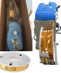 No Sweat Electric Semi Automatic Bag Closure Machine Twist Tie Bundler For Food Packaging Total Breeze Twisting Tool with wire in packaging.