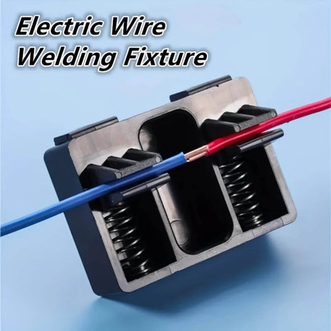Compact Hands Free Welding Fixture Stand With Electrode Holder for MIG TIG and Spot Welding Keeps Wires Locked and Aligned While You Work