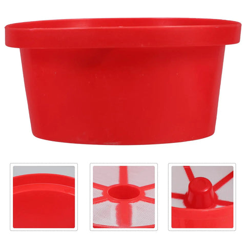 Red Backpack Sprayer Barrel Filter Replacement for Knapsack Sprayers, 142mm Outer Diameter Fine Mesh Mouth Strainer, Easy Install