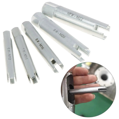 Tap Extractor Set 10 Pcs For Removing Broken Screws And Bolts Tap Bolt Remover Kit With 3 Types Fully Boxed Heavy Duty Tool