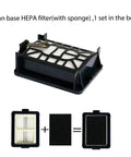 Replacement Parts Kit For AV2610WA Matrix Plus 2 In 1 Robot Vacuum Cleaner includes HEPA filter with sponge configuration.