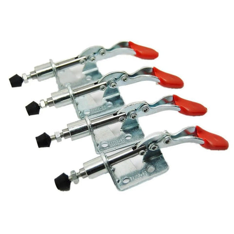 4 Pack Toggle Clamps 301AM Stroke Push Pull Action Light Duty Hand Tool Great For Jigs Woodworking Welding Molds Electronic Assembly Anti Slip Grip 99 Lbs Holding Capacity