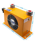 Hydraulic Air Cooler Fan With 60L Min Flow, 2.4KW Cooling Capacity, Oil Radiator Plate Heat Exchanger, DC 12V And DC 24V unit