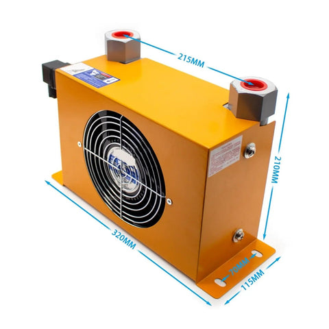 Hydraulic Air Cooler Fan With 60L Min Flow, 2.4KW Cooling Capacity, Oil Radiator Plate Heat Exchanger, DC 12V And DC 24V unit