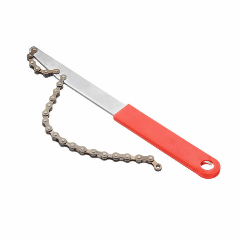 Chain whip from All In One Cassette Removal Tool Set With Chain Whip, Wrench And Lockring Remover For Home Bike Mechanics.