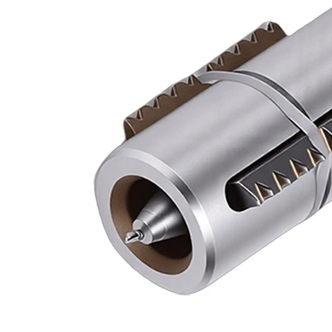 Hamwesh Heavy Duty 45# Steel Broken Pipe Extractor Tool with Hex Wrench, Dual Diameter Stripped Thread Remover Kit close-up