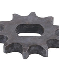 Premium Industrial Steel Chain Sprocket With 10 Teeth For Electric Scooter Replacement Heavy Duty gear cog close-up.