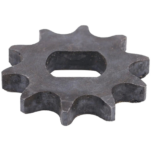 Premium Industrial Steel Chain Sprocket With 10 Teeth For Electric Scooter Replacement Heavy Duty gear cog close-up.