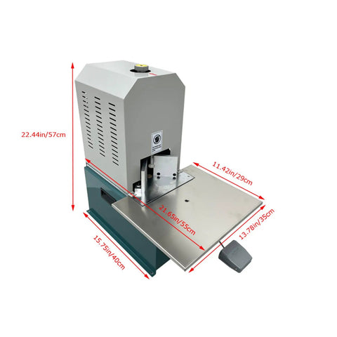 Heavy Duty Electric Corner Rounder With Smooth Foot Pedal And Quick Swap Blades For Paper Vinyl Plastic Film Trimming, 22.44x11.42x15.57 inches.