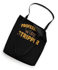 Kickass Electrician Tote Bag With Funny Professional Wire Stripper Print, black canvas, 16x16 inch, for linemen and blue collar technicians.