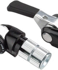 Bar End Shifter Set 8-Speed Road Bike Double Or Triple Shimano Compatible Black Durable Stainless Steel
