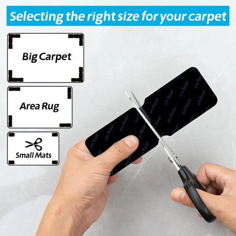 Anti Slip Rug Tape For Hardwood Floors And Area Rugs No Residue Damage Free Hold Strong Carpet Tape For Wood Floors Secure Rug Grips That Keep Rugs In Place On Wooden Surfaces