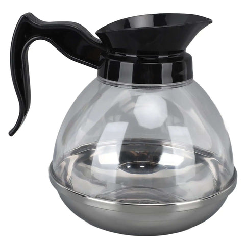 Universal Coffee Pot Replacement Carafe With Tight Fit Spout And Black Grip For Commercial And Home Use