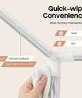 Hella Sturdy Queen Size Canopy Bed Frame Posts with Four Corner Stainless Steel Brackets easy maintenance and smooth surface caring.