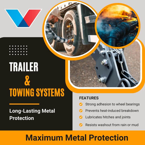 Full Synthetic Grease With Extreme Pressure Moly Fortified Lubricant 14.1 Oz Cartridge For Bearings and Chassis, in use.