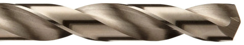 Close-up of Hardcore Cobalt Steel Jobber Length Drill Bit from 21 Piece HSS Drill Bit Kit with Gold Oxide Finish for Professionals