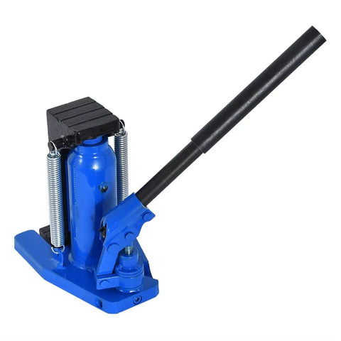 Smooth Operator Manual Hydraulic Claw Jack With 5 Ton Top Lift Plus 2.5 Ton Hook Capacity For Heavy Duty Auto Repair and Undercarriage Work Any Day, blue hydraulic jack